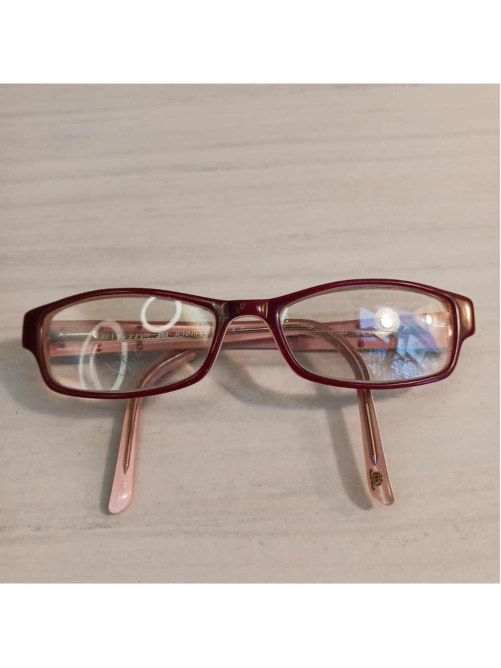 Jennifer Lopez JL0254 Red Floral Arm Glasses Frames Small Face 135